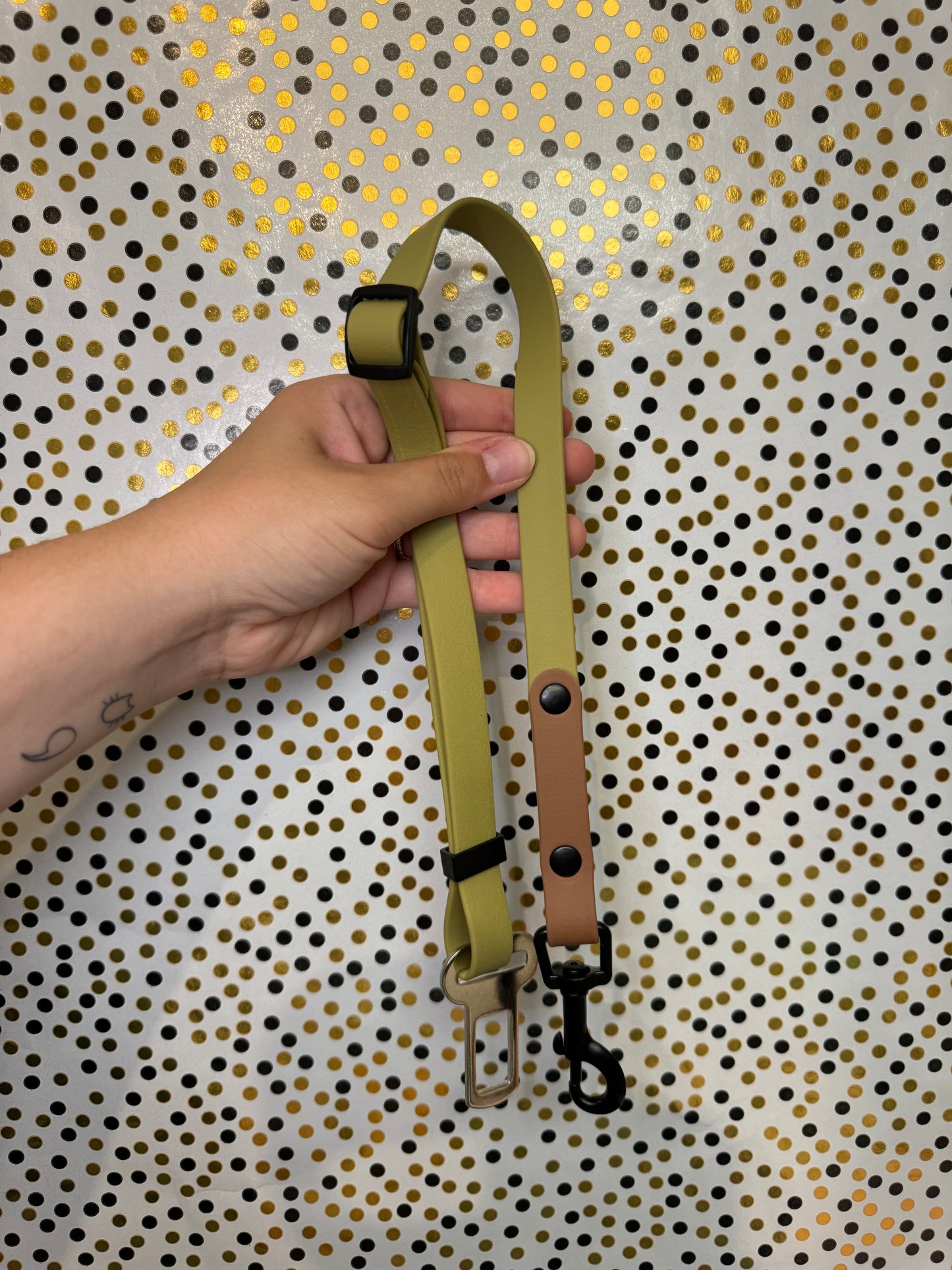 Cinturón para Coche Ajustable PVC Personalizable