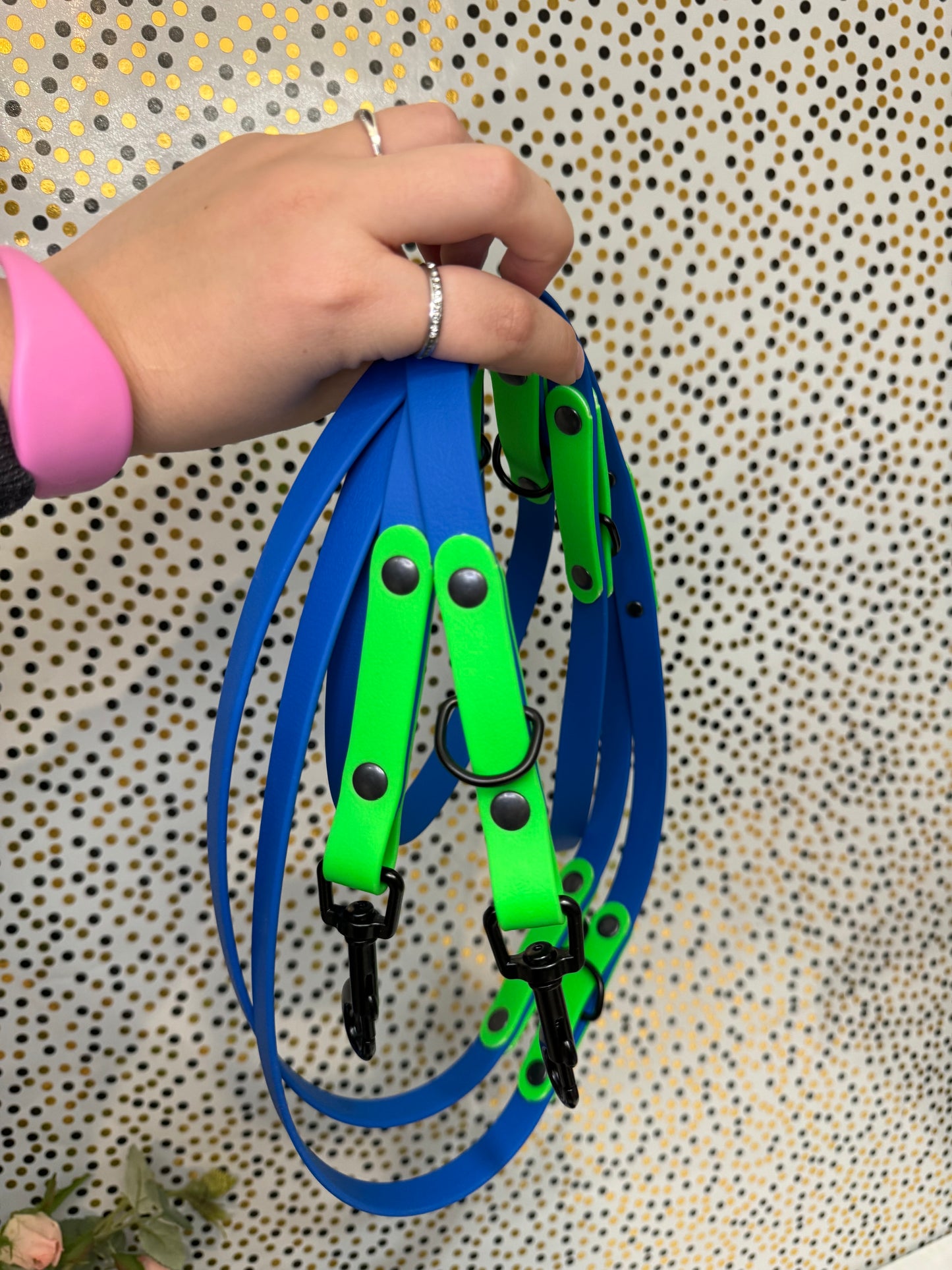 Customizable PVC Fixed Multiposition Leash