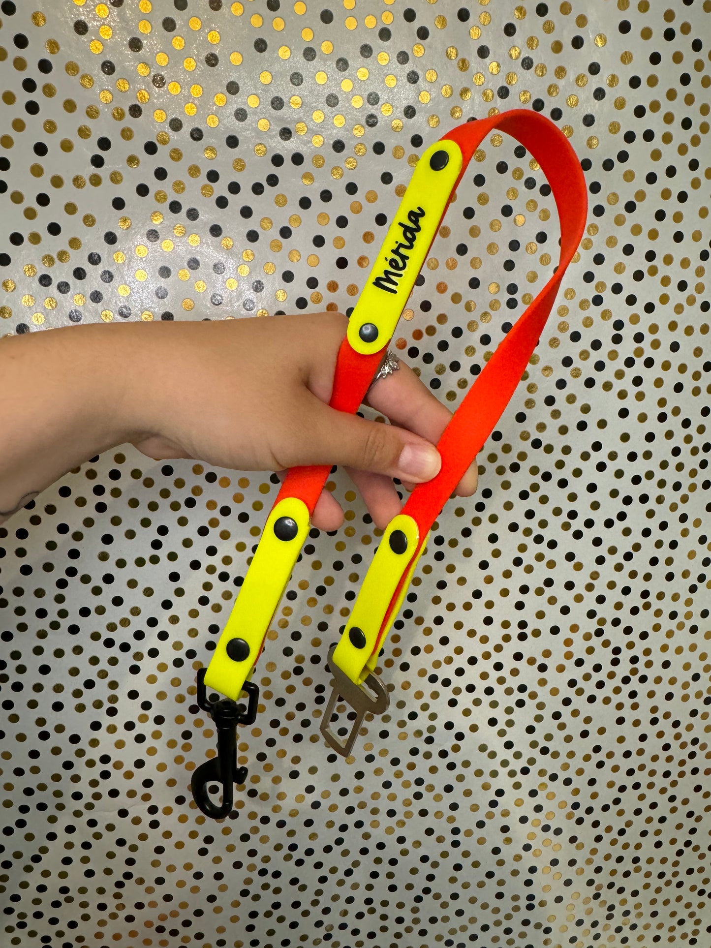 Cinturón para Coche PVC Personalizable
